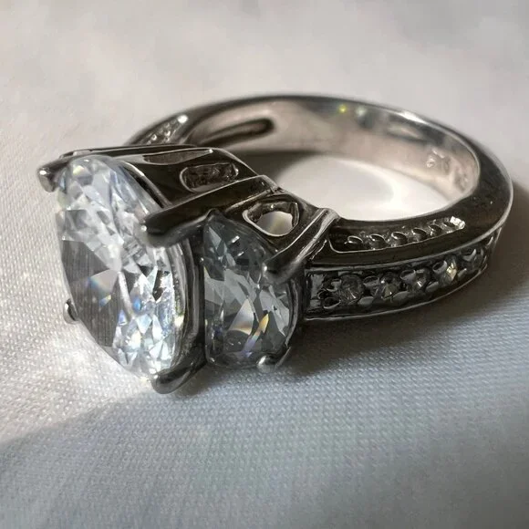 Sterling Jewelry Sterling Silver 925 Cz Cubic Zirconia Stone